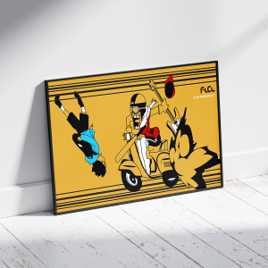FLCL 25th Anniversary Print Style 1