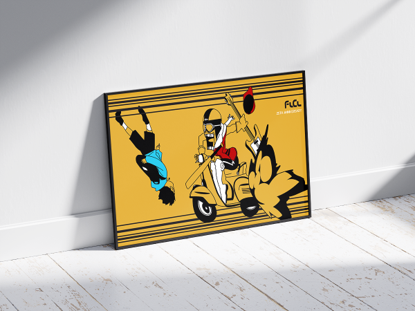 FLCL 25th Anniversary Print Style 1