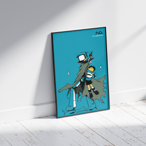 FLCL 25th Anniversary Print Style 2