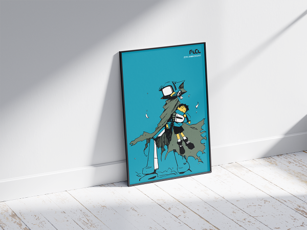 FLCL 25th Anniversary Print Style 2