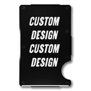 1 Custom Design (You Upload Art) Wallet Card Holder